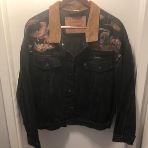 Levi’s Men’s Vintage Black Denim Western Jacket